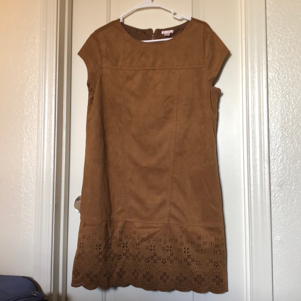 Adorable Xhilaration Suede-Like Shift Dress